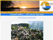 Tablet Screenshot of diensdorf-radlow.de